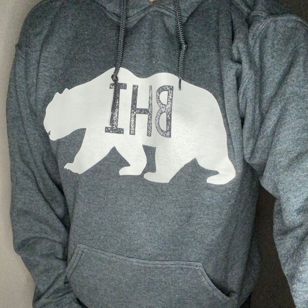 Gray hoodie